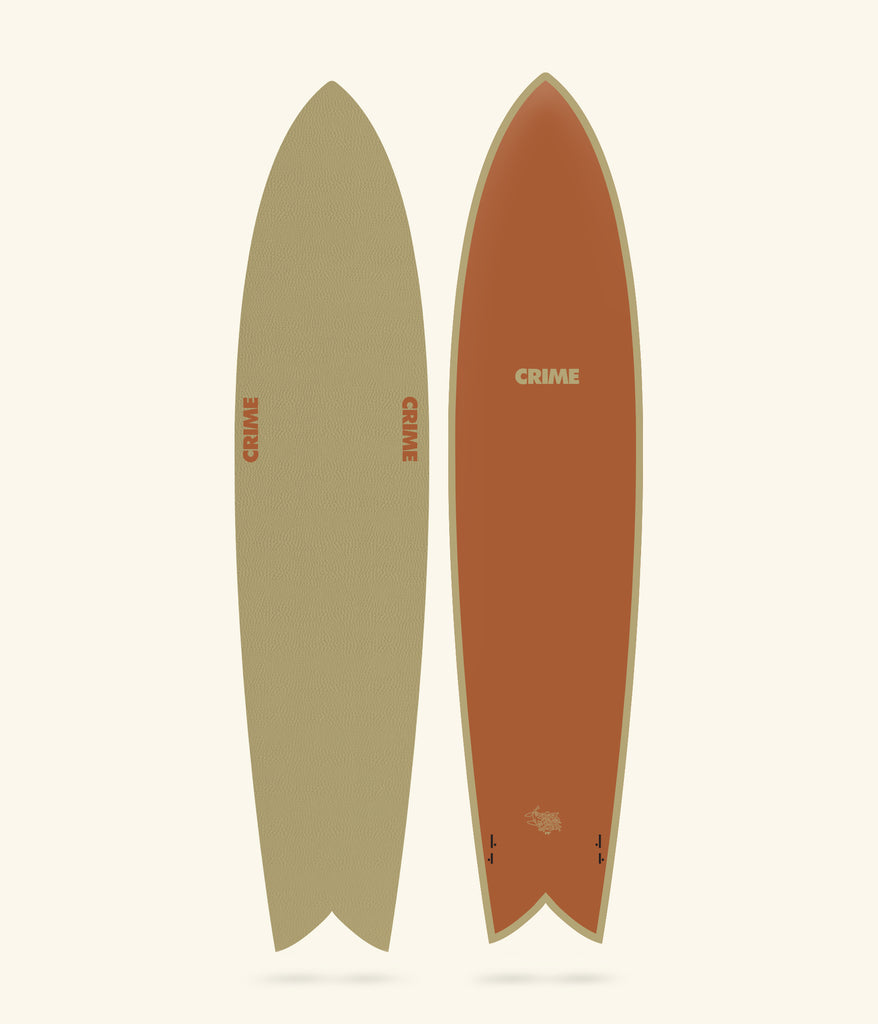 CRIME SURFBOARDS LONG FISH 7´ 【中古美品】 クライムサーフボード